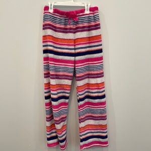 Girl's Xhilaration Fluffy Striped Pajama Pants